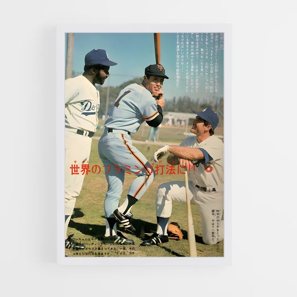 Poster Sadaharu Baseball (vue 3)